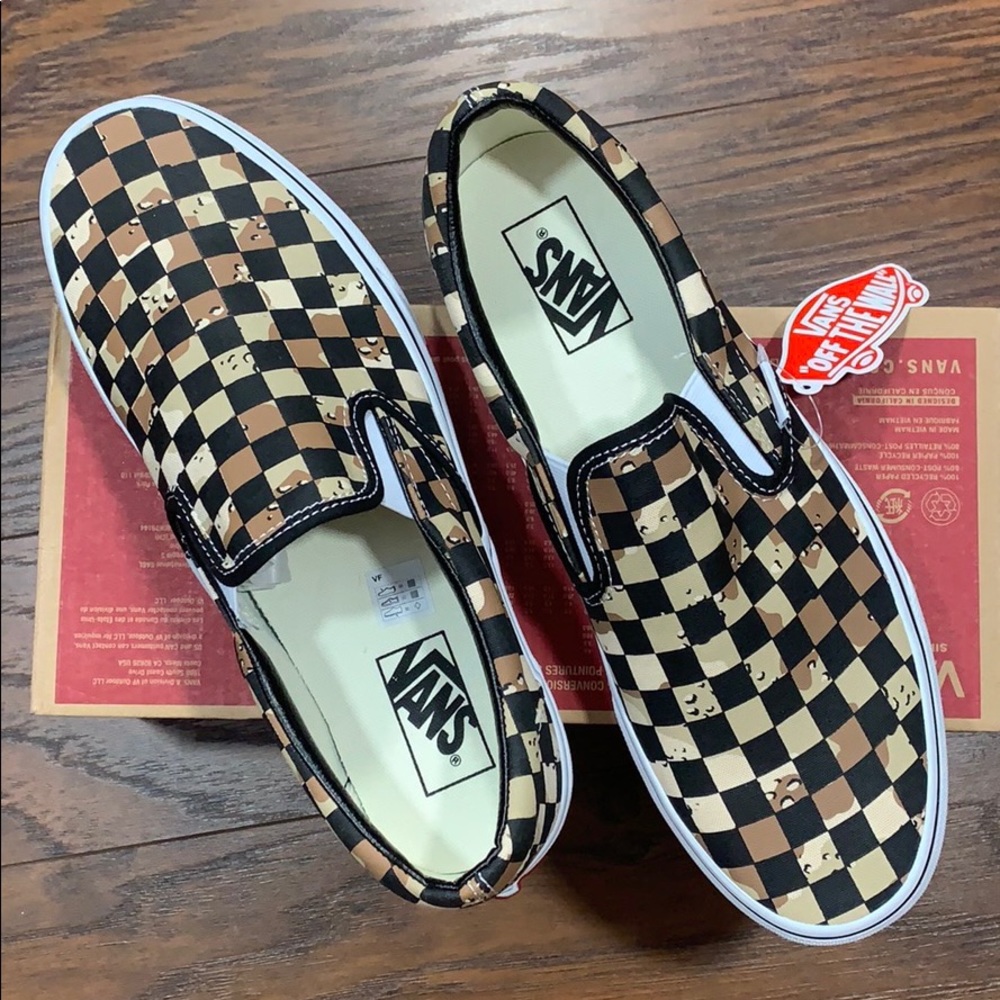 VANS CLASSIC SLIP-ON CHECKERBOARD Cmdsrttr Men’s - Picture 6 of 16